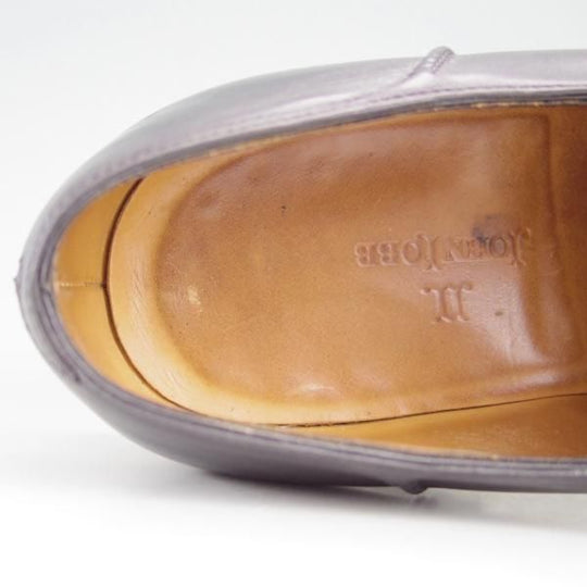 極上★ジョンロブ 7.5E【ミュージアムカーフ仕様★ストレートチップ/LANGTON】1105ラスト/黒/メンズ/JOHN LOBB★e709