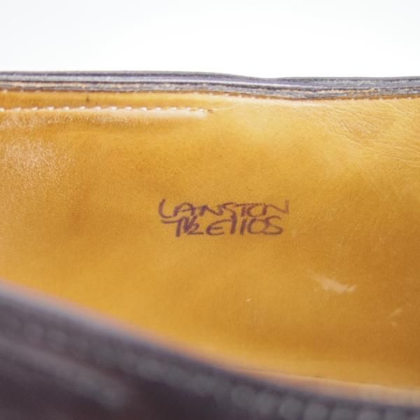 極上★ジョンロブ 7.5E【ミュージアムカーフ仕様★ストレートチップ/LANGTON】1105ラスト/黒/メンズ/JOHN LOBB★e709