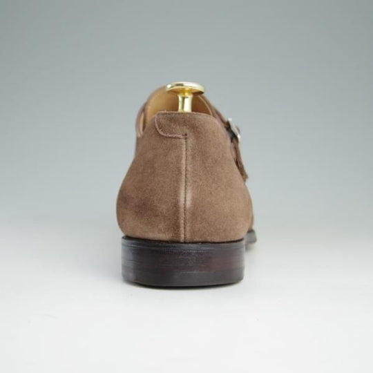 美品★クロケット&ジョーンズ UK9/US9.5D【★ブルックスブラザーズ別注/Peal&co】341ラスト/ダブルモンク/茶/Crockett&Jones★e711