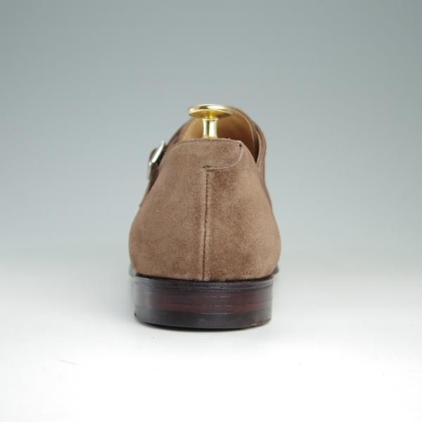 美品★クロケット&ジョーンズ UK9/US9.5D【★ブルックスブラザーズ別注/Peal&co】341ラスト/ダブルモンク/茶/Crockett&Jones★e711