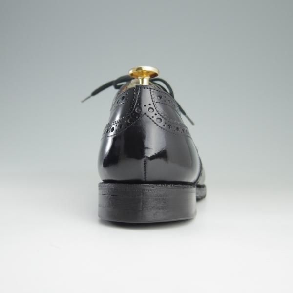 美品★チャーチ 75G/UK7.5【貴重★73ラスト/CHETWYND似寄りモデル】NENE/フルブローグ/ポリッシュドバインダーカーフ/黒/Church's★e712