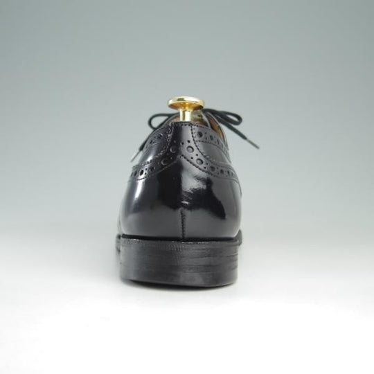 美品★チャーチ 75G/UK7.5【貴重★73ラスト/CHETWYND似寄りモデル】NENE/フルブローグ/ポリッシュドバインダーカーフ/黒/Church's★e712