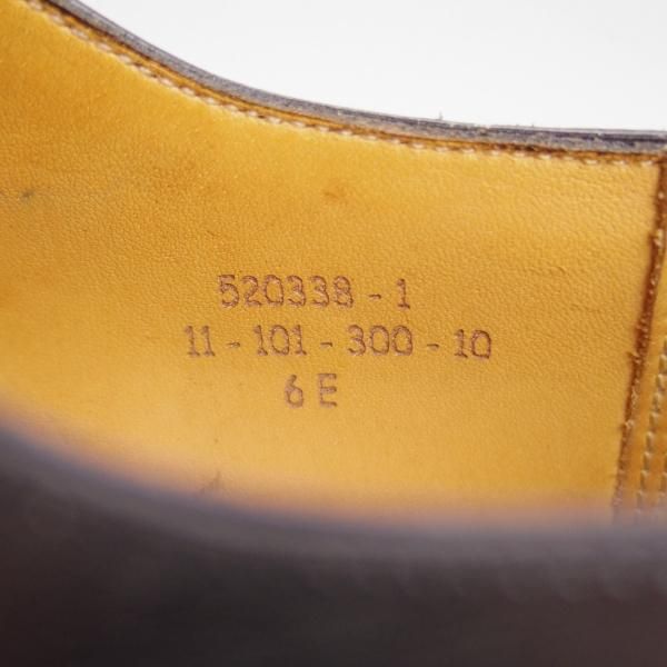 極上★J.M.ウェストン 6E【定価￥126,500-★ストレートチップ/300/11ラスト】ボックスカーフ/黒/メンズ/Weston/ウエストン★e713