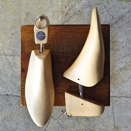 美品★ジョンロブ Mサイズ【貴重★純正ブーツ用シューツリー】木製シューキーパー/メンズ/JOHN LOBB★e715