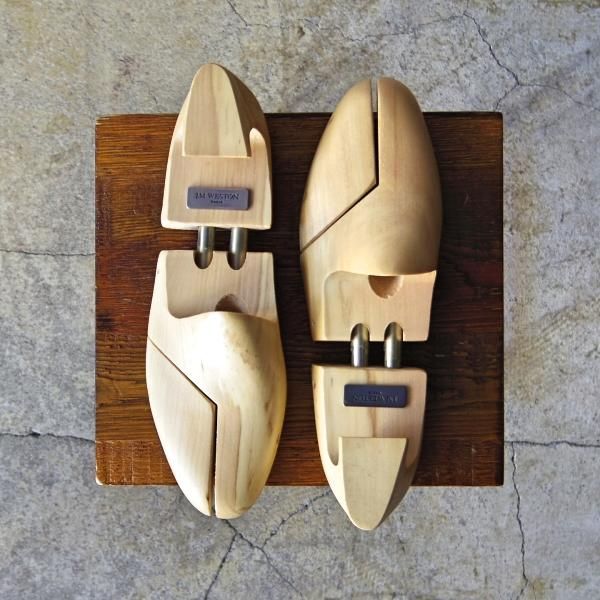 極上★J.M.ウェストン SIZE 9【定価￥15,400-★純正シューツリー/032L/ハントダービー】木製シューキーパー/Weston/ウエストン★e716