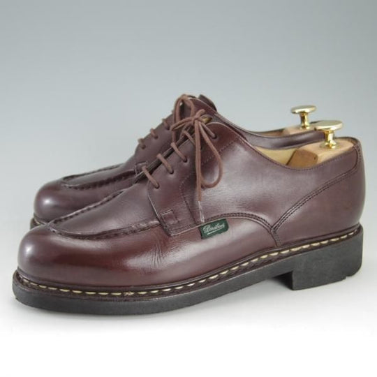 美品★パラブーツ SIZE 6.5【定価￥71,500-★シャンボード/CHAMBORD】TEXソール/リスレザー/CAFE/カフェ/濃茶/Uチップ/Paraboot★e718