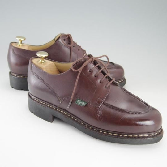 美品★パラブーツ SIZE 6.5【定価￥71,500-★シャンボード/CHAMBORD】TEXソール/リスレザー/CAFE/カフェ/濃茶/Uチップ/Paraboot★e718