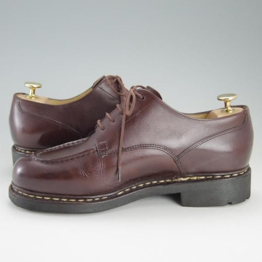 美品★パラブーツ SIZE 6.5【定価￥71,500-★シャンボード/CHAMBORD】TEXソール/リスレザー/CAFE/カフェ/濃茶/Uチップ/Paraboot★e718