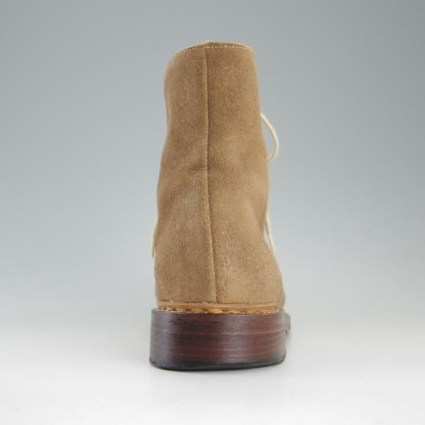 極上★パラブーツ SIZE 6.5【貴重★フォック仕様/(仏)SULTAN別注】スルタン/レースアップブーツ/スエード/薄茶/メンズ/Paraboot★e719
