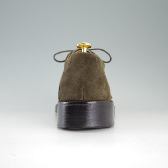 極上★(英国製)Paul Smith/テクニック社製 8F【貴重★WESTONゴルフ似寄りモデル】Uチップ/スエード/モスグリーン/ポールスミス★e720