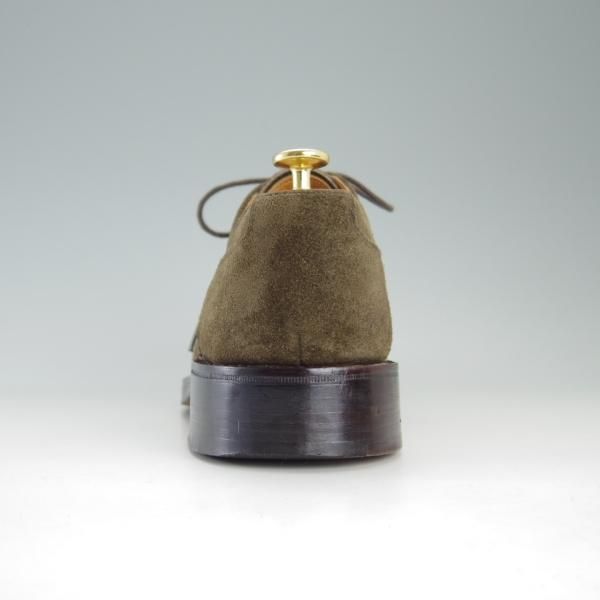 極上★(英国製)Paul Smith/テクニック社製 8F【貴重★WESTONゴルフ似寄りモデル】Uチップ/スエード/モスグリーン/ポールスミス★e720