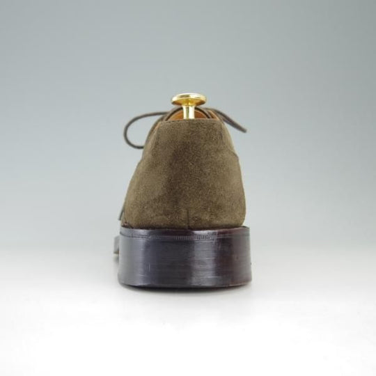 極上★(英国製)Paul Smith/テクニック社製 8F【貴重★WESTONゴルフ似寄りモデル】Uチップ/スエード/モスグリーン/ポールスミス★e720