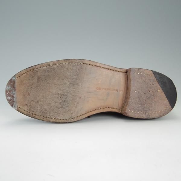 極上★(英国製)Paul Smith/テクニック社製 8F【貴重★WESTONゴルフ似寄りモデル】Uチップ/スエード/モスグリーン/ポールスミス★e720