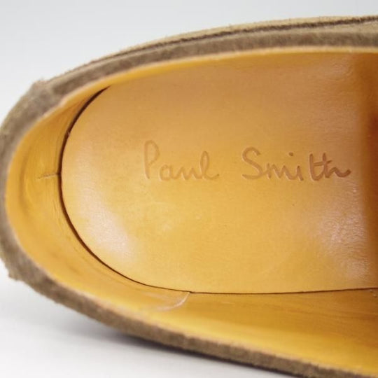 極上★(英国製)Paul Smith/テクニック社製 8F【貴重★WESTONゴルフ似寄りモデル】Uチップ/スエード/モスグリーン/ポールスミス★e720