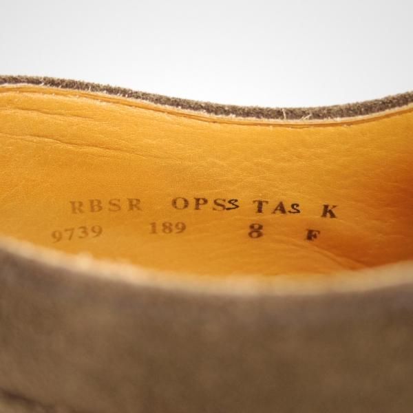 極上★(英国製)Paul Smith/テクニック社製 8F【貴重★WESTONゴルフ似寄りモデル】Uチップ/スエード/モスグリーン/ポールスミス★e720