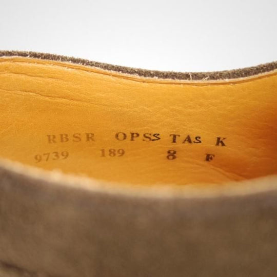 極上★(英国製)Paul Smith/テクニック社製 8F【貴重★WESTONゴルフ似寄りモデル】Uチップ/スエード/モスグリーン/ポールスミス★e720