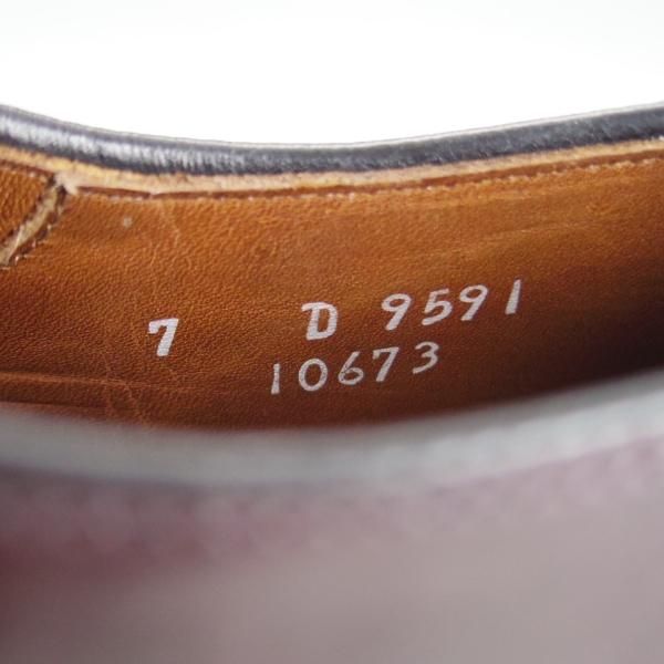 極上★(米)アレンエドモンズ 7D【定価10万円以上★コードバン仕様/Leeds】プレーントゥ/赤茶/メンズ/ALLEN EDMONDS★e721