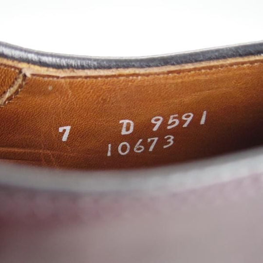極上★(米)アレンエドモンズ 7D【定価10万円以上★コードバン仕様/Leeds】プレーントゥ/赤茶/メンズ/ALLEN EDMONDS★e721