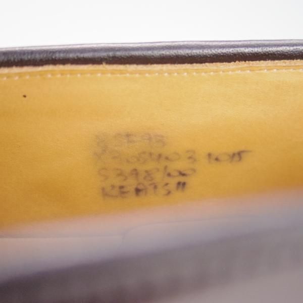 美品★チャーチ 85F/UK8.5【定価￥143,000-★コードバン仕様/KEATS 2】93ラスト/タッセルローファー/赤茶/メンズ/Church's★e722
