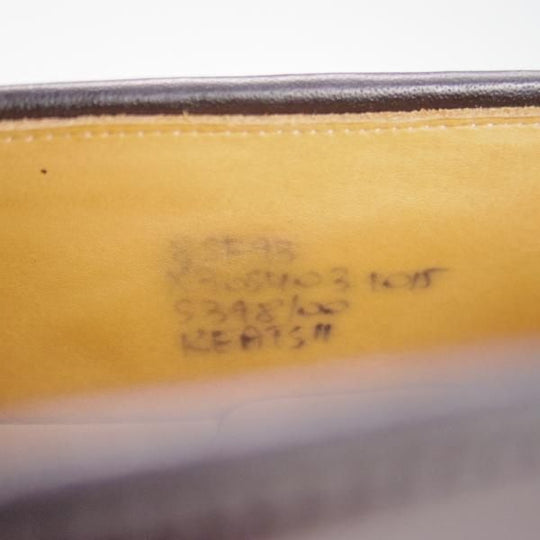 美品★チャーチ 85F/UK8.5【定価￥143,000-★コードバン仕様/KEATS 2】93ラスト/タッセルローファー/赤茶/メンズ/Church's★e722