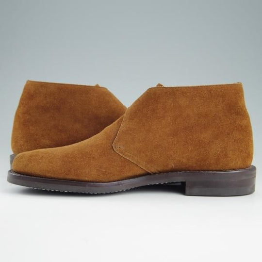 極美品★チャーチ 85D/UK8.5【ダイナイトソール仕様★ジョージブーツ/103ラスト】チャッカブーツ/スエード/茶/メンズ/Church's★e723