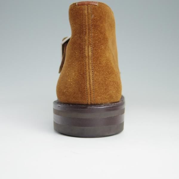 極美品★チャーチ 85D/UK8.5【ダイナイトソール仕様★ジョージブーツ/103ラスト】チャッカブーツ/スエード/茶/メンズ/Church's★e723