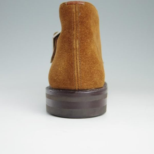 極美品★チャーチ 85D/UK8.5【ダイナイトソール仕様★ジョージブーツ/103ラスト】チャッカブーツ/スエード/茶/メンズ/Church's★e723