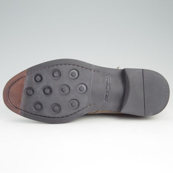 新品★(伊)サントーニ SIZE 5.5【★チャッカブーツ】スエード/薄茶/Santoni★e725