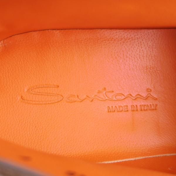 新品★(伊)サントーニ SIZE 5.5【★チャッカブーツ】スエード/薄茶/Santoni★e725