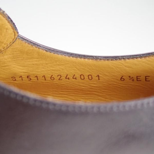 新品★(伊製)ラルフローレン UK6.5程度【ブラックラピド製法★モンクストラップ】カーフ/黒/メンズ/Ralph Lauren★e726