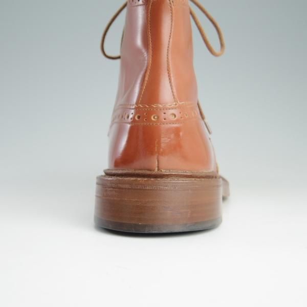 極美品★トリッカーズ SIZE 8.5【定価￥88,000-★MALTON/モールトン】M2508/カントリーブーツ/カーフ/茶系/Tricker's★e728
