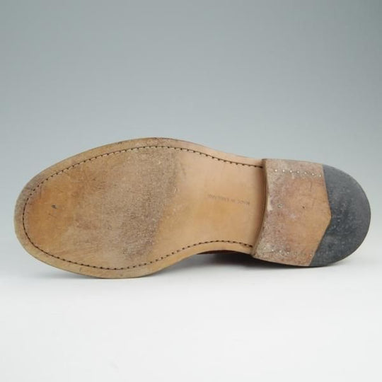 極美品★トリッカーズ SIZE 8.5【定価￥88,000-★MALTON/モールトン】M2508/カントリーブーツ/カーフ/茶系/Tricker's★e728