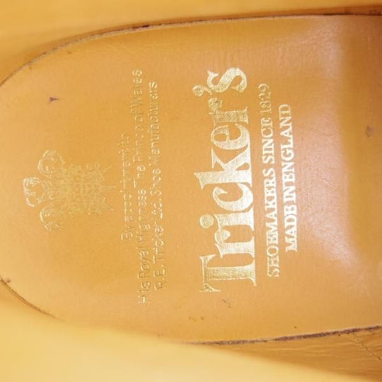 極美品★トリッカーズ SIZE 8.5【定価￥88,000-★MALTON/モールトン】M2508/カントリーブーツ/カーフ/茶系/Tricker's★e728