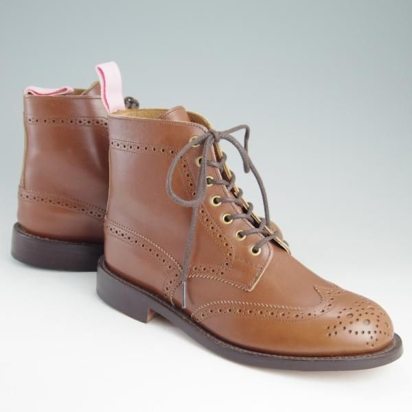 ほぼ未使用★トリッカーズ(レディース) SIZE 6【★カントリーブーツ/L5180】カーフ/茶/Tricker's★e729