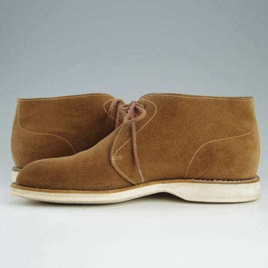 極上★ジョンロブ 5E【★チャッカブーツ/7595ラスト】スエード/茶/メンズ/JOHN LOBB★e731