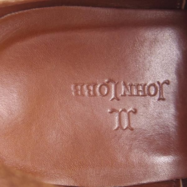 極上★ジョンロブ 5E【★チャッカブーツ/7595ラスト】スエード/茶/メンズ/JOHN LOBB★e731