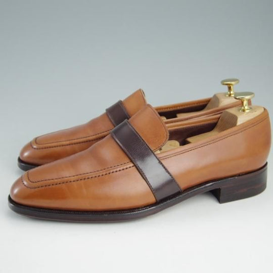 美品★(英)アルフレッド・サージェント UK6.5【貴重★(英)Kilgour別注/キルガー】フルストラップ/ローファー/茶/Alfred Sargent★e732