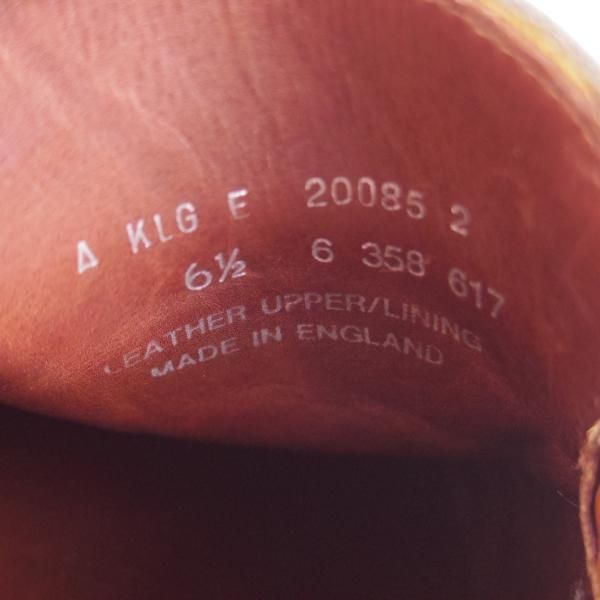 美品★(英)アルフレッド・サージェント UK6.5【貴重★(英)Kilgour別注/キルガー】フルストラップ/ローファー/茶/Alfred Sargent★e732