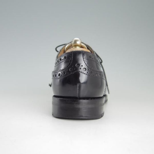極上★チャーチ(レディース) SIZE 38【定価￥86,900-★バーウッド/BURWOOD W】ポリッシュドバインダーカーフ/黒/Church's★e734