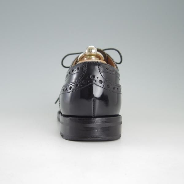 極上★チャーチ(レディース) SIZE 38【定価￥86,900-★バーウッド/BURWOOD W】ポリッシュドバインダーカーフ/黒/Church's★e734