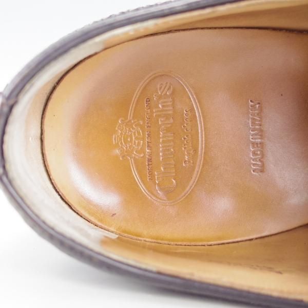 極上★チャーチ(レディース) SIZE 38【定価￥86,900-★バーウッド/BURWOOD W】ポリッシュドバインダーカーフ/黒/Church's★e734