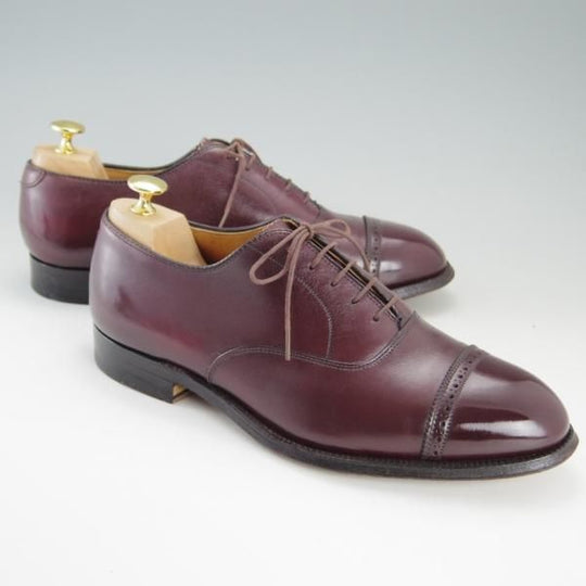 極上★オールデン 8.5E【貴重★パンチドキャップトゥ/905/ハンプトンラスト】カーフ/赤茶/メンズ/Alden★e735
