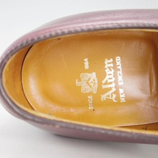 極上★オールデン 8.5E【貴重★パンチドキャップトゥ/905/ハンプトンラスト】カーフ/赤茶/メンズ/Alden★e735