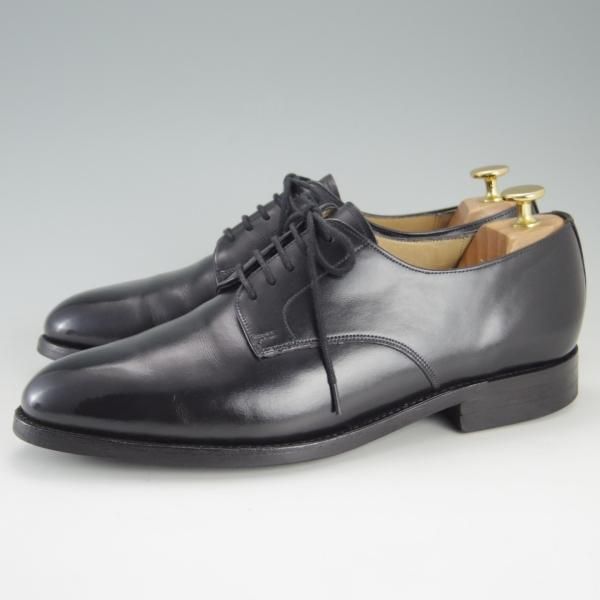 美品★ロイドフットウェア 8E【ダイナイトソール仕様★(英)BARKER製/バーカー】Vシリーズ/プレーントゥ/カーフ/黒/Lloyd Footwear★e738