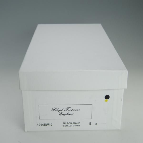 美品★ロイドフットウェア 8E【ダイナイトソール仕様★(英)BARKER製/バーカー】Vシリーズ/プレーントゥ/カーフ/黒/Lloyd Footwear★e738