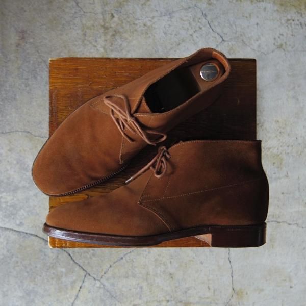 Crockett&Jones クロケット&ジョーンズ　チャッカブーツ6.5E 極上☆クロケット&ジョーンズ 6.5E【貴重☆(熊本)MEMPHIS別注/RANGER