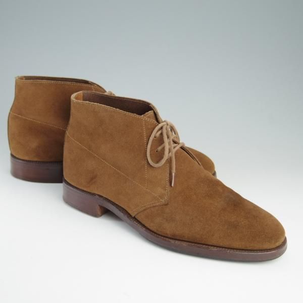 極上★クロケット&ジョーンズ 6.5E【貴重★(熊本)MEMPHIS別注/RANGER】チャッカブーツ/スエード/メンフィス/メンズ/Crockett&Jones★e742