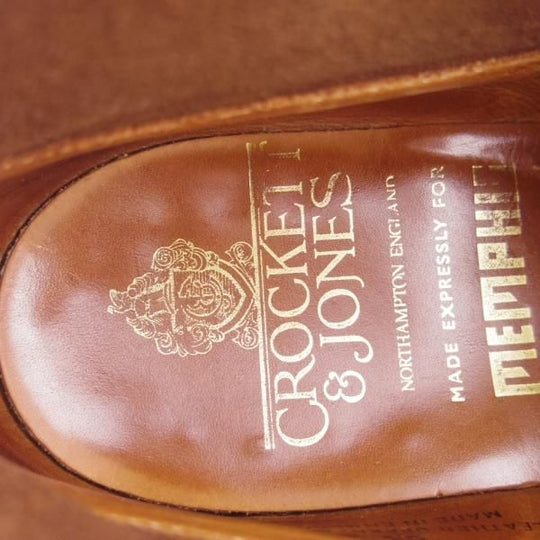 極上★クロケット&ジョーンズ 6.5E【貴重★(熊本)MEMPHIS別注/RANGER】チャッカブーツ/スエード/メンフィス/メンズ/Crockett&Jones★e742