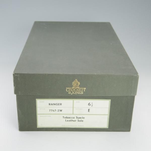 極上★クロケット&ジョーンズ 6.5E【貴重★(熊本)MEMPHIS別注/RANGER】チャッカブーツ/スエード/メンフィス/メンズ/Crockett&Jones★e742