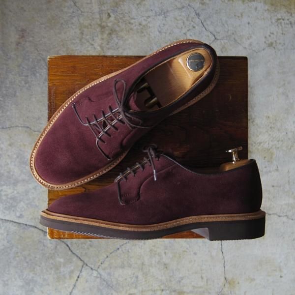 美品★トリッカーズ SIZE 6.5【モデル定価￥85,800-★プレーントゥ/M3616/ROBERT】カントリーシューズ/スエード/メンズ/Tricker's★e743